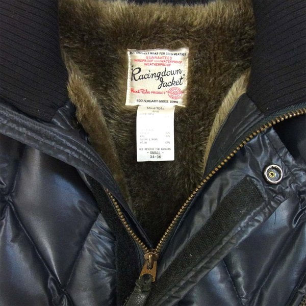 WESTRIDE ウエストライド RACING DOWN JKT レーシング ダウン ジャケット ダウンジャケット ブラック系 S【中古】