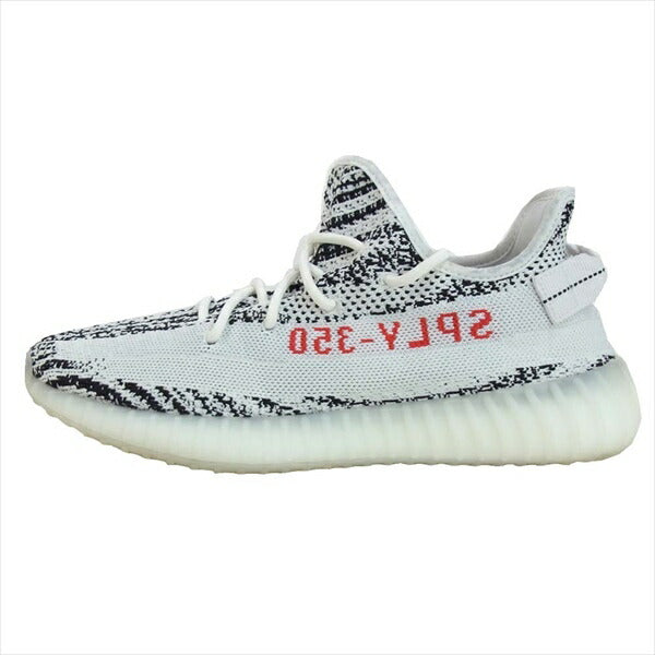 adidas アディダス イージーブースト YEEZY BOOST 350 V2 ZEBRA CP9654 スニーカー 白系 28.5cm【中古】
