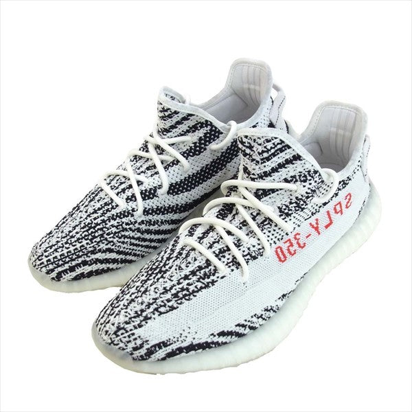 adidas アディダス イージーブースト YEEZY BOOST 350 V2 ZEBRA CP9654 スニーカー 白系 28.5cm【中古】