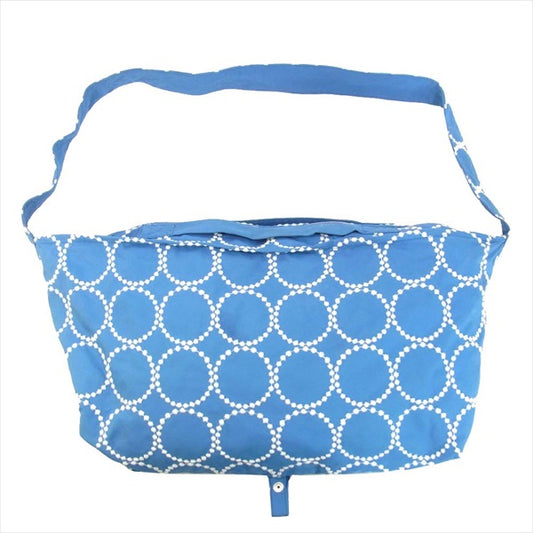 mina perhonen ミナペルホネン tambourine タンバリン 刺繍 ショルダーバッグ レディース バッグ ブルー系【中古】