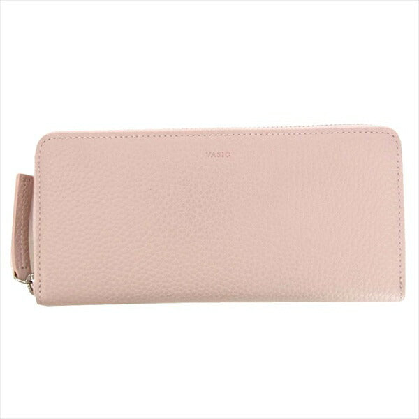 ヴァジック ROUND ラウンド ジップ 長財布 レディース 財布 ピンク系【美品】【中古】