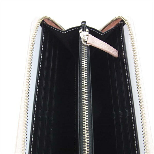 ヴァジック ROUND ラウンド ジップ 長財布 レディース 財布 ピンク系【美品】【中古】