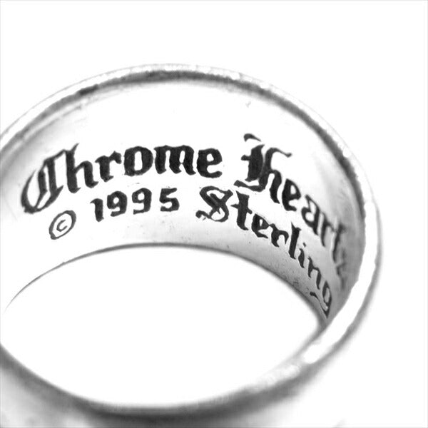 CHROME HEARTS クロムハーツ（原本無） HEART IN BAND ハート イン バンド 指輪 リング シルバー #18【中古】
