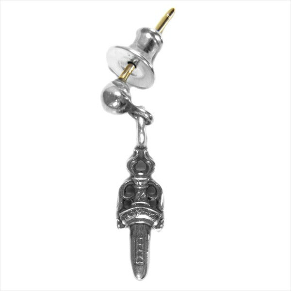 CHROME HEARTS クロムハーツ（原本有） 国内正規店原本付属 DRP STCK DGGR ドロップ スタック ダガー ピアス シルバー【中古】