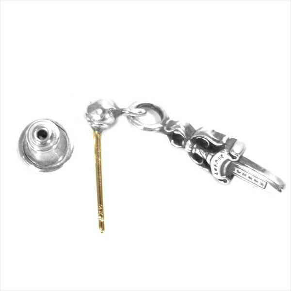 CHROME HEARTS クロムハーツ（原本有） 国内正規店原本付属 DRP STCK DGGR ドロップ スタック ダガー ピアス シルバー【中古】