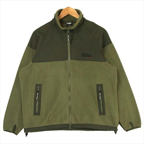 ファーストダウン 193-1552 マイクロ フリース ジャケット カーキ(オリーブグリーン)系 S【美品】【中古】