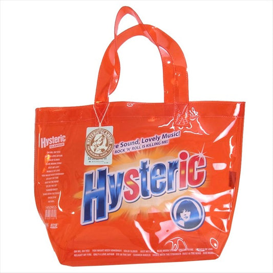 HYSTERIC GLAMOUR ヒステリックグラマー 01192QB04 HYSTERIC HITS トートバッグ レッド系 FREE【新古品】【未使用】【中古】