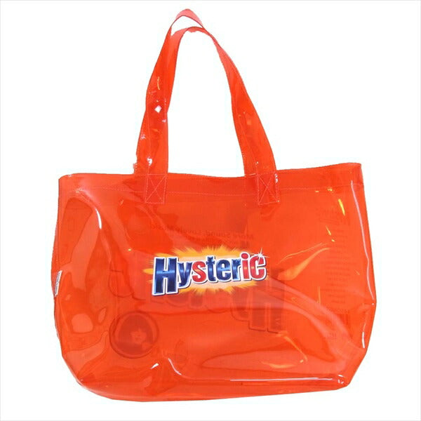 HYSTERIC GLAMOUR ヒステリックグラマー 01192QB04 HYSTERIC HITS トートバッグ レッド系 FREE【新古品】【未使用】【中古】