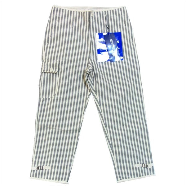 JUNYA WATANABE COMME des GARCONS ジュンヤワタナベコムデギャルソン 未使用品 エルヴィエプロダクションズ HERVIER パンツ 白×灰系 S【極上美品】【中古】