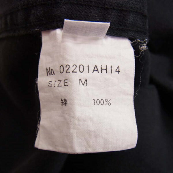 HYSTERIC GLAMOUR ヒステリックグラマー × ANTI SOCIAL SOCIAL CLUB 02201AH14 20SS ミリタリー シャツ ジャケット 黒系 M【美品】【中古】
