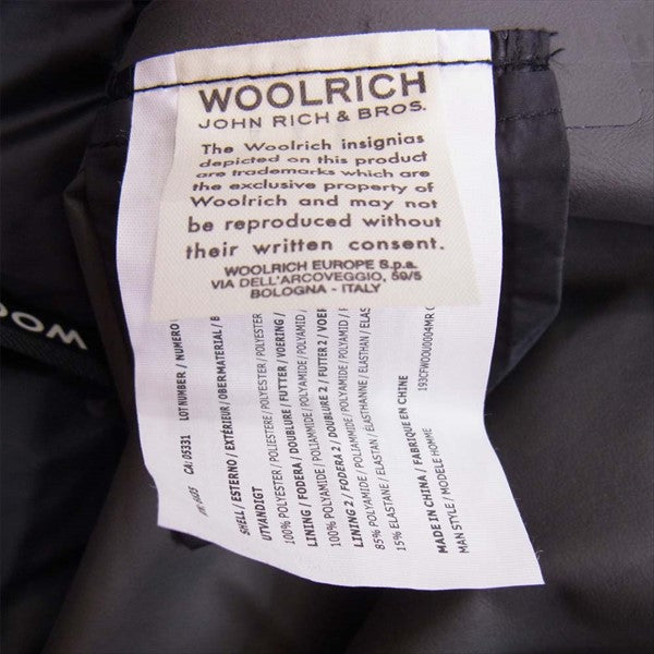 WOOLRICH ウールリッチ WOCPS-2783 Stand Up Jacket GORE-TEX スタンド アップ ジャケット インナー ダウン ゴアテックス ジャケット ネイビー系 USA S【新古品】【未使用】【中古】
