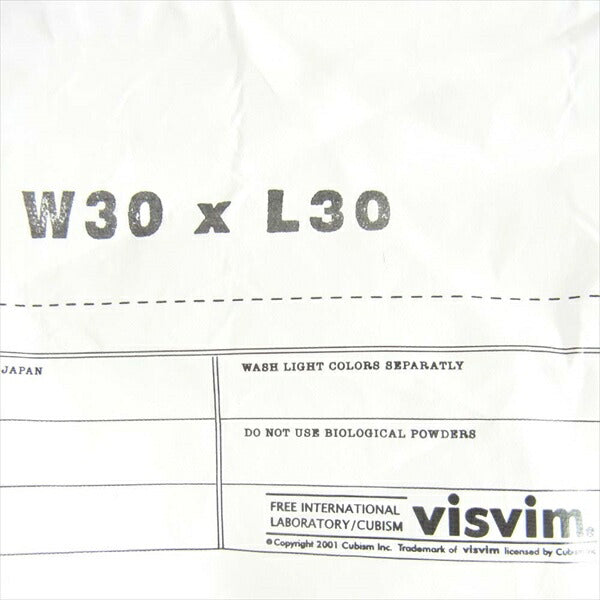 VISVIM ビズビム 0119105005024 19SS SOCIAL SCULPTURE 13 DAMAGED-12 ソーシャルスカルプチャー デニム パンツ インディゴブルー系 W30【中古】