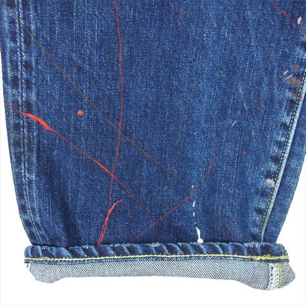 VISVIM ビズビム 0120105005034 20SS SOCIAL SCULPTURE DRY DENIM-10 ダメージ ドライ デニム パンツ インディゴブルー系 3【美品】【中古】