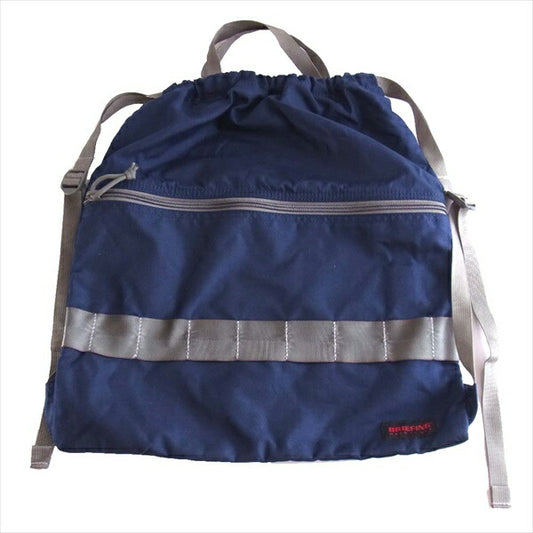 BRIEFING ブリーフィング メンズ USA製 ビギン別注 ナップサック ザック ネイビー系【極上美品】【中古】