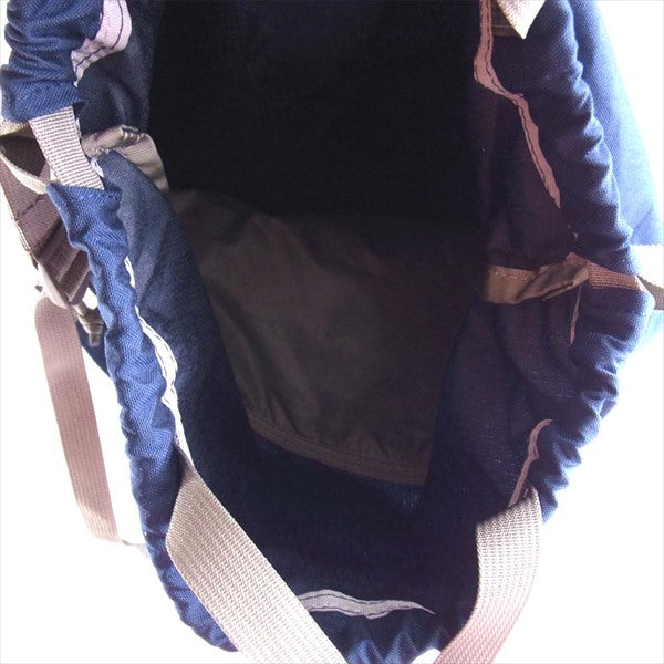 BRIEFING ブリーフィング メンズ USA製 ビギン別注 ナップサック ザック ネイビー系【極上美品】【中古】