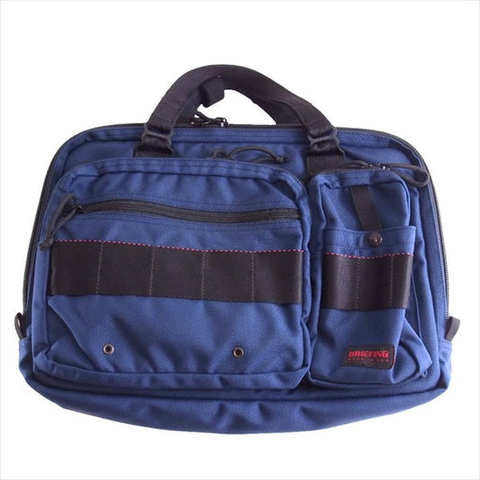 BRIEFING ブリーフィング BRF174219 A4 LINER ブリーフケース バッグ MIDNIGHT ビジネスバッグ ネイビー系【美品】【中古】