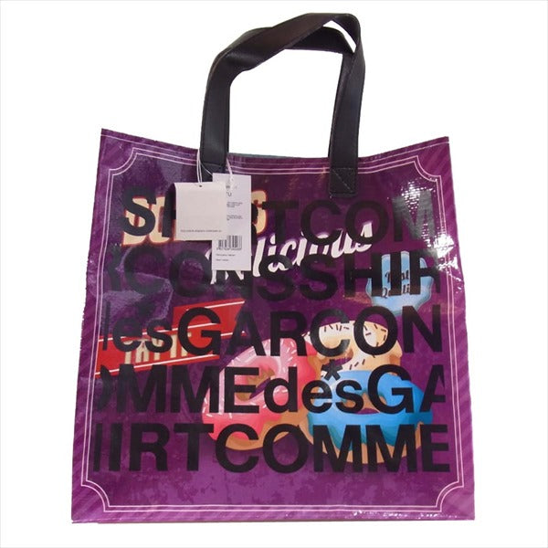 COMME des GARCONS コムデギャルソン シャツ SHIRT S28610-1 shoppingbag LOGO PVC トート バッグ マルチカラー系【美品】【中古】