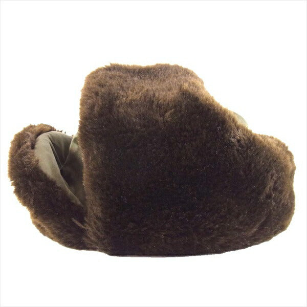 JUNYA WATANABE COMME des GARCONS MAN ジュンヤワタナベコムデギャルソンマン WR-K603-051 ナイロン ツイル ファー キャップ 帽子 カーキ(オリーブグリーン)系  カーキ(オリーブグリーン)系【美品】【中古】