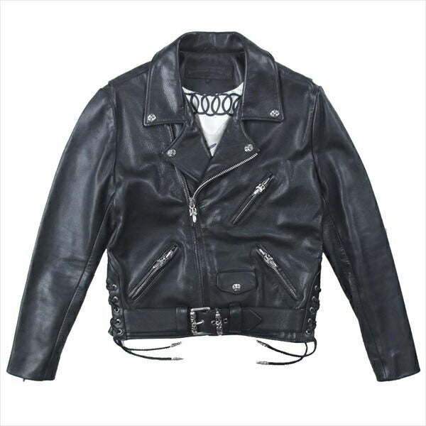 CHROME HEARTS クロムハーツ（原本無） JJ DEAN JJディーン 裏地 エルメス ジャケット ブラック系 S【中古】