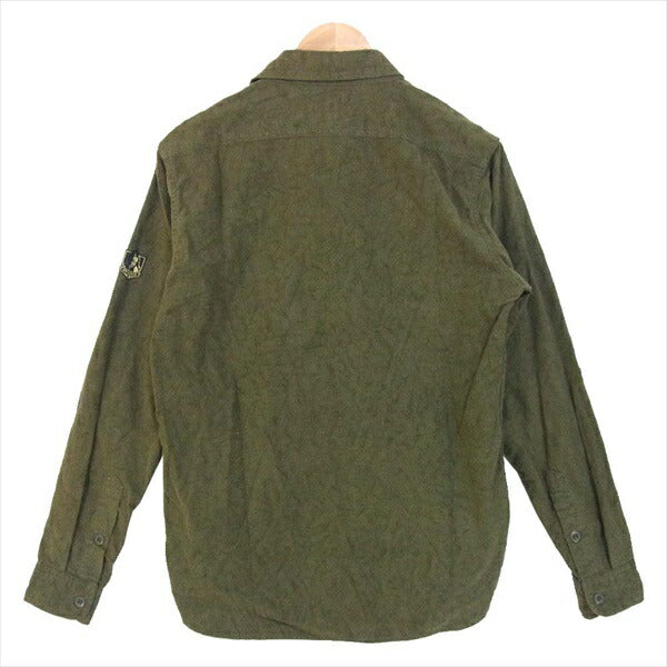 HYSTERIC GLAMOUR ヒステリックグラマー 0253AH10 ワーク ワークシャツ カーキ(オリーブグリーン)系 Ｍ【中古】