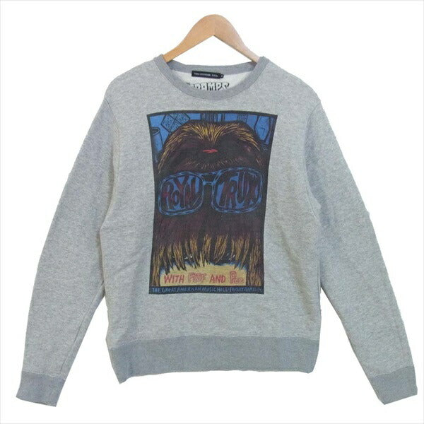 Thee Hysteric XXX ジィヒステリックトリプルエックス THE CRAMPS 長袖 ROYAL TRUX 裏起毛 スウェット グレー系 M【中古】