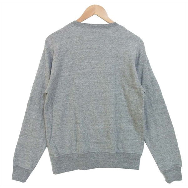 HYSTERIC GLAMOUR ヒステリックグラマー 02171CS06 ウルフ ワッペン コットン 日本製 スウェット グレー系 S【中古】