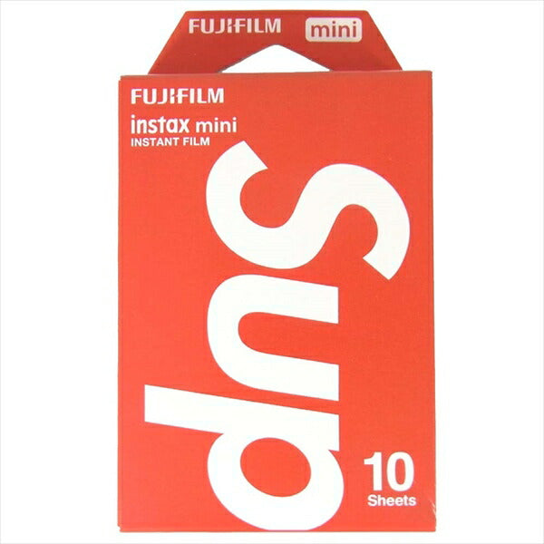 Supreme シュプリーム 富士フィルム Fujifilm instax Mini Instant Film ミニ インスタント カメラ フィルム レッド系  レッド系【新古品】【未使用】【中古】