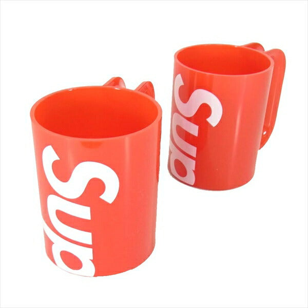 Supreme シュプリーム Heller Mugs Set of 2 red マグカップ ２個 レッド系  レッド系【新古品】【未使用】【中古】