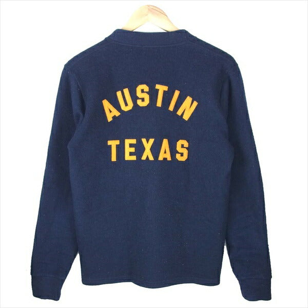 HYSTERIC GLAMOUR ヒステリックグラマー ワッペン カーディガン ネイビー系 M【中古】