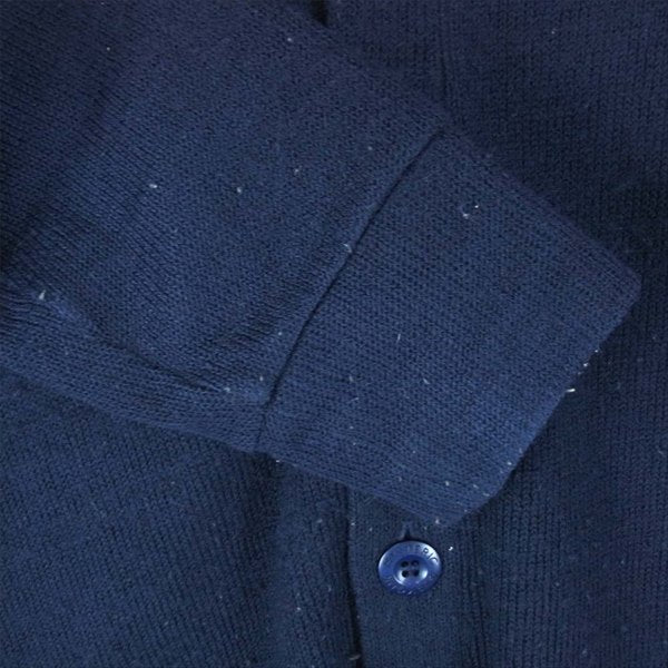 HYSTERIC GLAMOUR ヒステリックグラマー ワッペン カーディガン ネイビー系 M【中古】