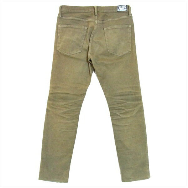 HYSTERIC GLAMOUR ヒステリックグラマー 0263AP08 USED加工 スリム パンツ カーキ(オリーブグリーン)系 W30【中古】