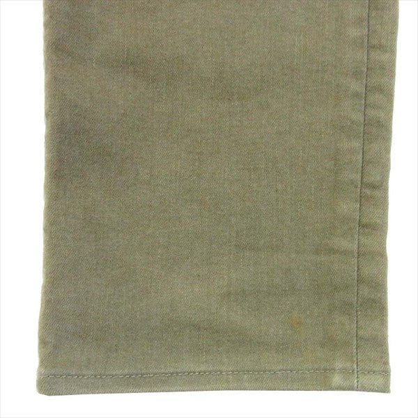 HYSTERIC GLAMOUR ヒステリックグラマー 0263AP08 USED加工 スリム パンツ カーキ(オリーブグリーン)系 W30【中古】