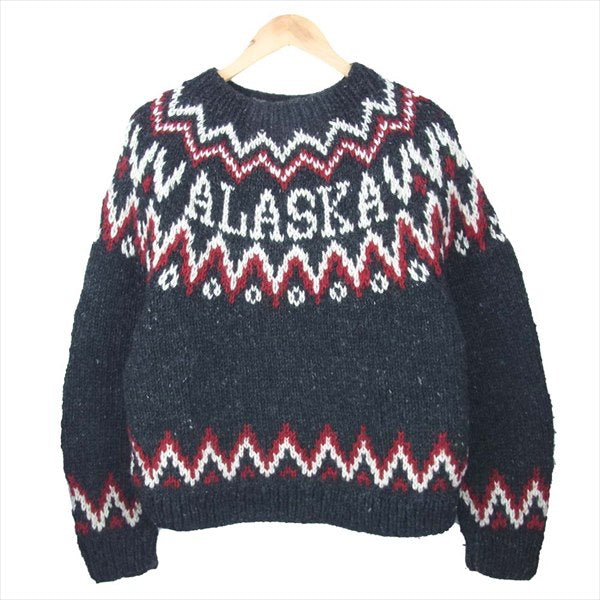 HYSTERIC GLAMOUR ヒステリックグラマー 0263NS12 WARREN SCOTT アラスカ ニット ダークグレー系 M【中古】