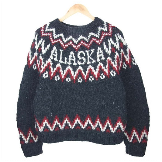 HYSTERIC GLAMOUR ヒステリックグラマー 0263NS12 WARREN SCOTT アラスカ ニット ダークグレー系 M【中古】