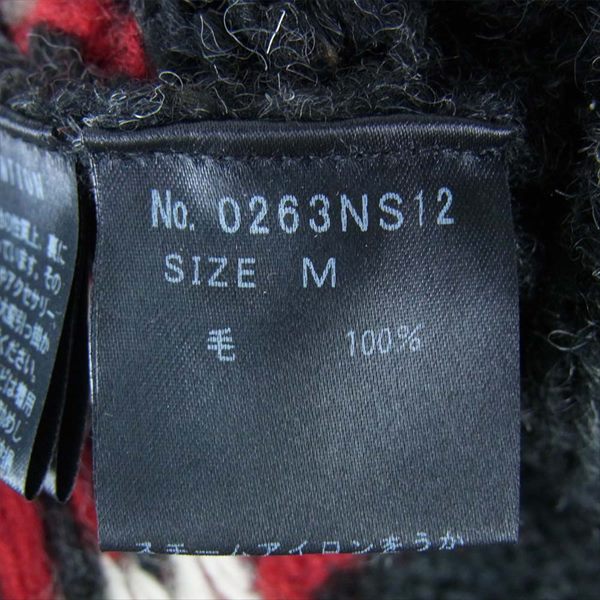 HYSTERIC GLAMOUR ヒステリックグラマー 0263NS12 WARREN SCOTT アラスカ ニット ダークグレー系 M【中古】