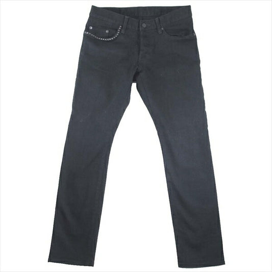 HYSTERIC GLAMOUR ヒステリックグラマー 0241AP20 スタッズ パンツ 黒系 31【中古】