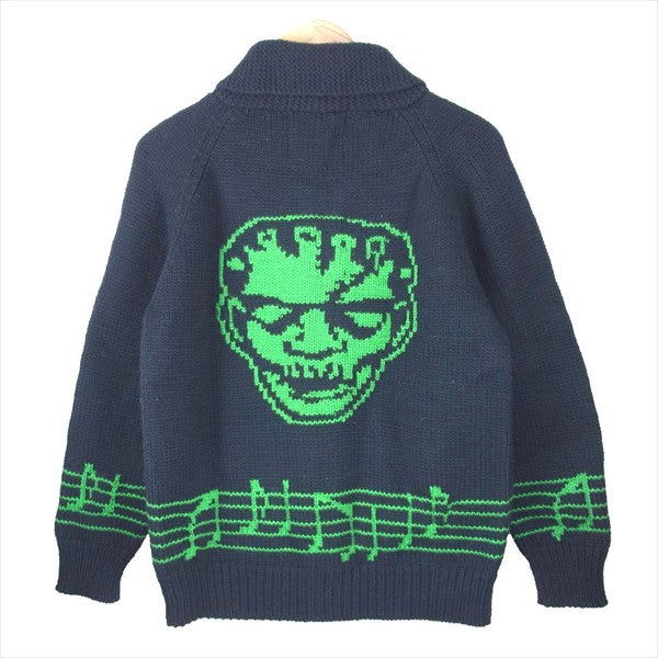 HYSTERIC GLAMOUR ヒステリックグラマー 02183ND05 GRANTED カウチン ニット ジャケット ブラック系 M【中古】