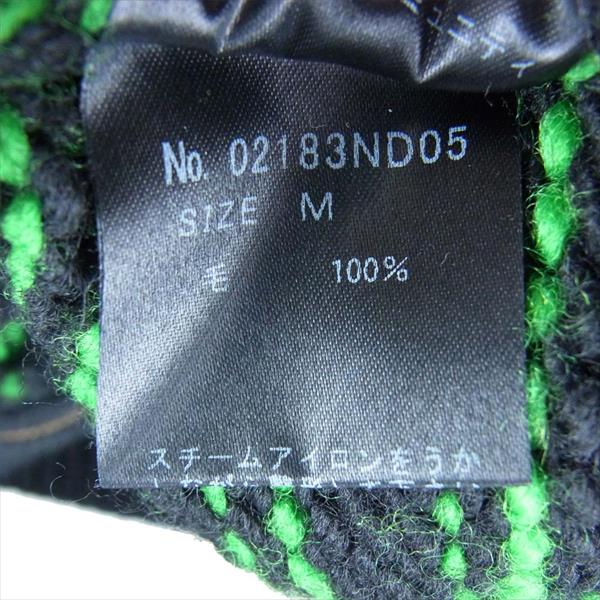 HYSTERIC GLAMOUR ヒステリックグラマー 02183ND05 GRANTED カウチン ニット ジャケット ブラック系 M【中古】