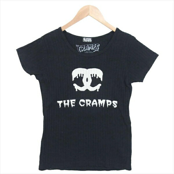 HYSTERIC GLAMOUR ヒステリックグラマー 01182CT18 THE CRAMPS/MK pt T-SH レディース Tシャツ ブラック系 F【中古】