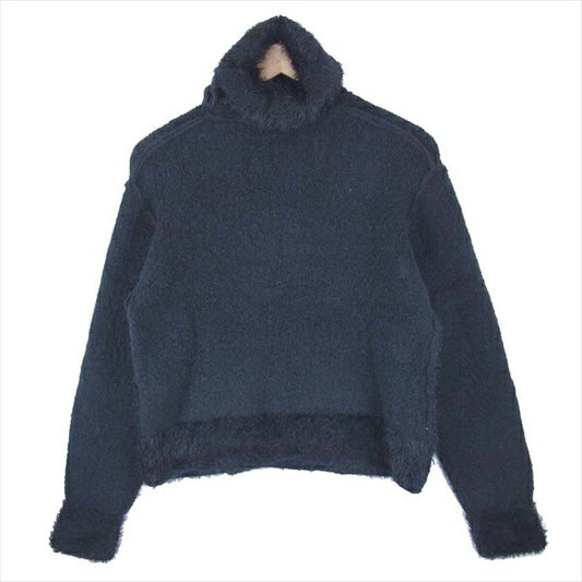 HYSTERIC GLAMOUR ヒステリックグラマー 05183NS03 フェザー×ループヤーン プルオーバー レディース ニット ブラック系 FREE【中古】