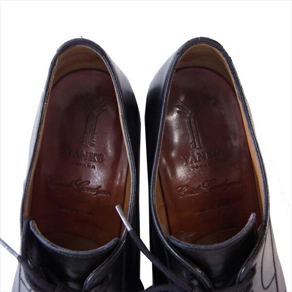 ヤンコ 104837 メンズ ストレートチップ レザー シューズ ビジネスシューズ 黒系 5【中古】