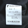 PORTER CLASSIC ポータークラシック LEATHER CHINESE JACKET ホースハイド レザー チャイニーズ チャイナ ジャケット ブラック系 3【中古】