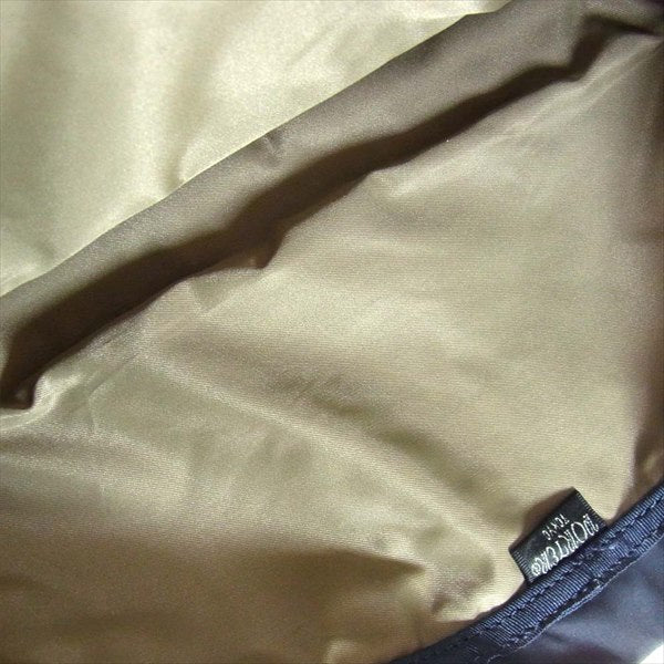 PORTER ポーター ナイロン 肩掛け サ無地 マジックテープ コッシュ ショルダーバッグ ダークネイビー系  ダークネイビー系【中古】