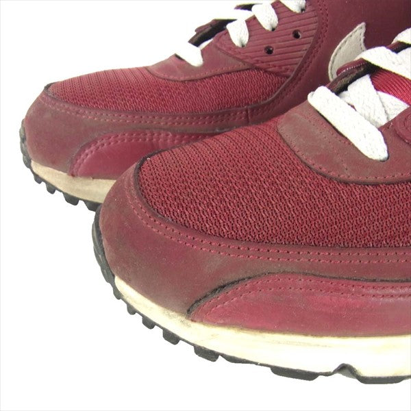 NIKE ナイキ AIR MAX 90 ESSENTIAL 537384 605 エア マックス エッセンシャル スニーカー エンジ系 エンジ系 27cm【中古】