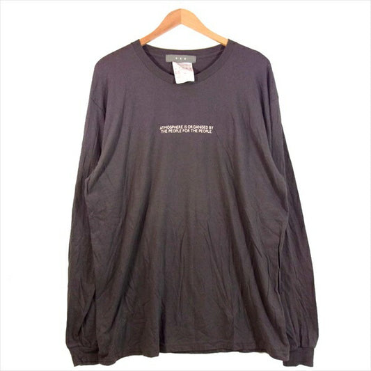 ジオ 18AW ends long sleeve t-shirt GO-A18-0000-010 ビッグ 長袖 Tシャツ グレー系 XL【中古】