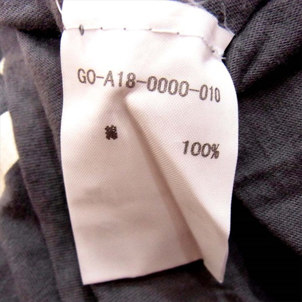 ジオ 18AW ends long sleeve t-shirt GO-A18-0000-010 ビッグ 長袖 Tシャツ グレー系 XL【中古】