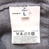MAISON MARGIELA メゾンマルジェラ 国内正規品 イタリア製 ウール ハイゲージ ニット グレー系 グレー系 L【中古】