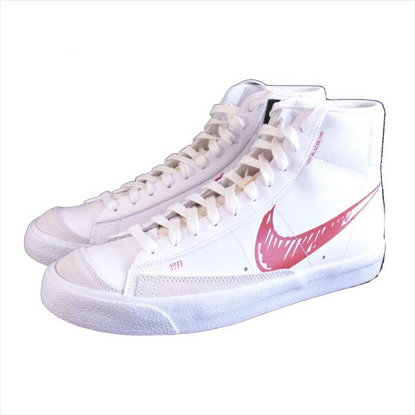 NIKE ナイキ CW7580-100 BLAZER MID VINTAGE 77 Sketch Pack ブレザー スケッチ スニーカー 白系 白系 28cm【新古品】【未使用】【中古】