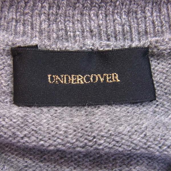 UNDERCOVER アンダーカバー UCT4903-2 カシミア昆 ウール ガール ニット グレー系 グレー系 2【極上美品】【中古】