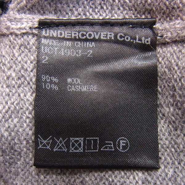 UNDERCOVER アンダーカバー UCT4903-2 カシミア昆 ウール ガール ニット グレー系 グレー系 2【極上美品】【中古】